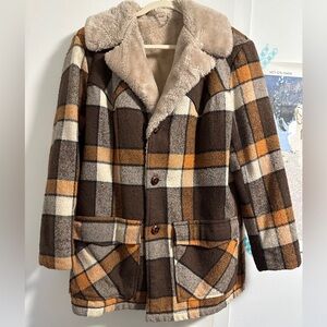 Vintage plaid jacket